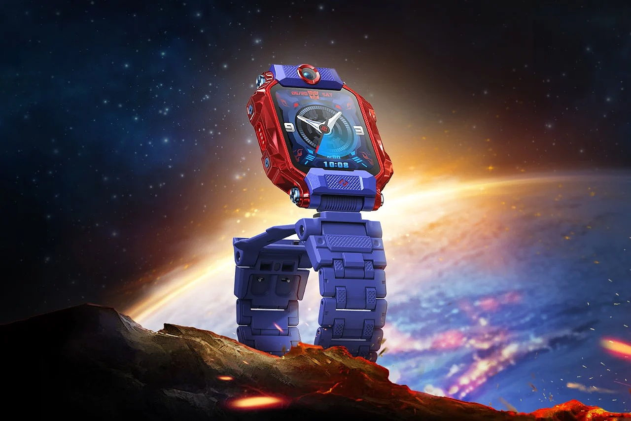 intelligence，Wrist watch，children，Transformers，Appearance design，delicate，