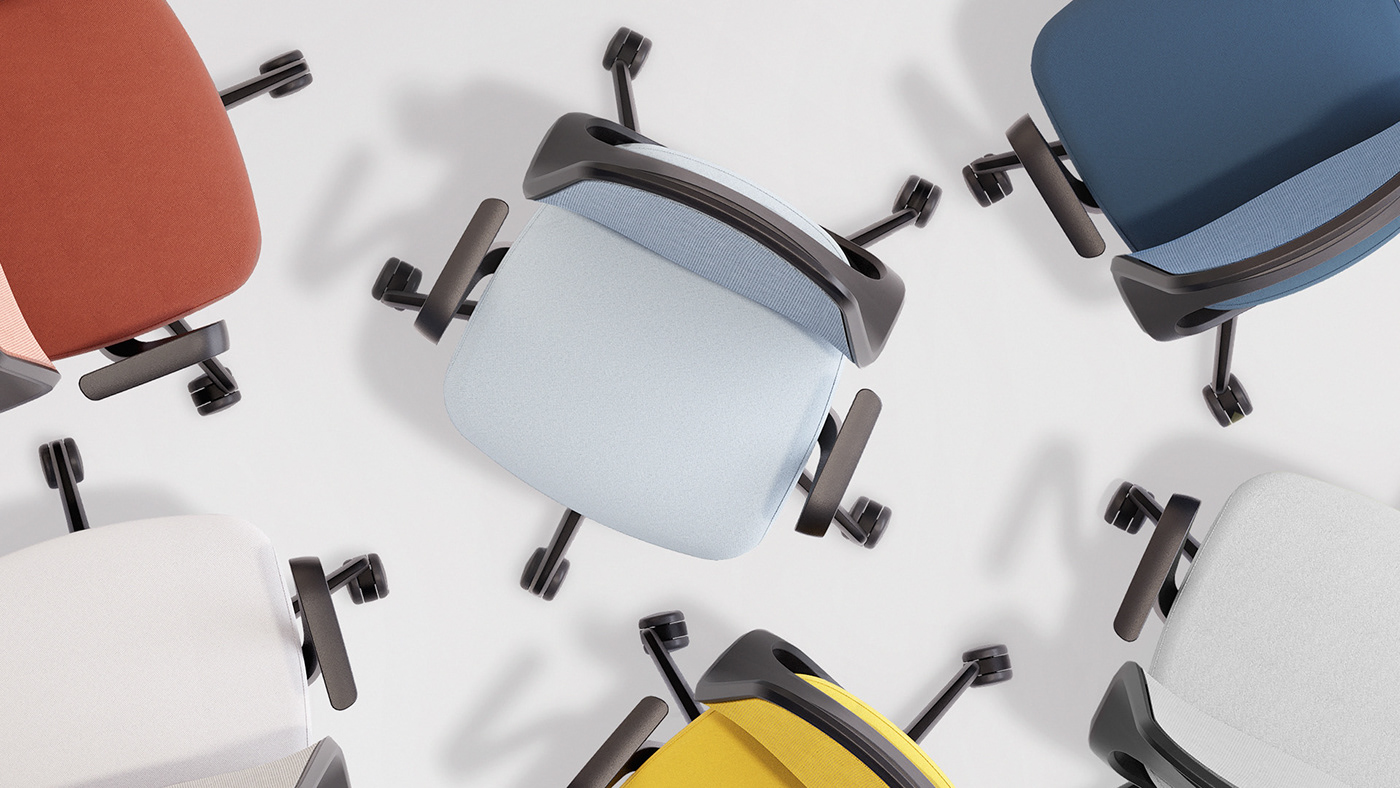 Swivel chair，Appearance design，product design，delicate，to work in an office，environment protection，