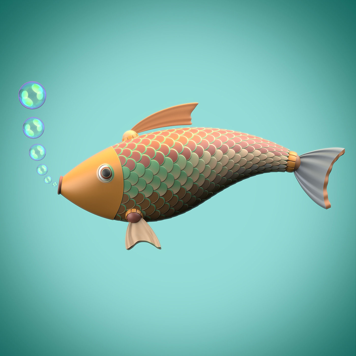 Creative design，Appearance design，delicate，fish，chicken，Picture CGI，