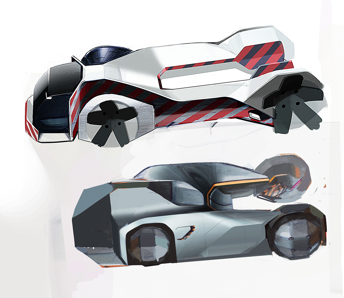 Hand drawn，Ubee ，automobile，