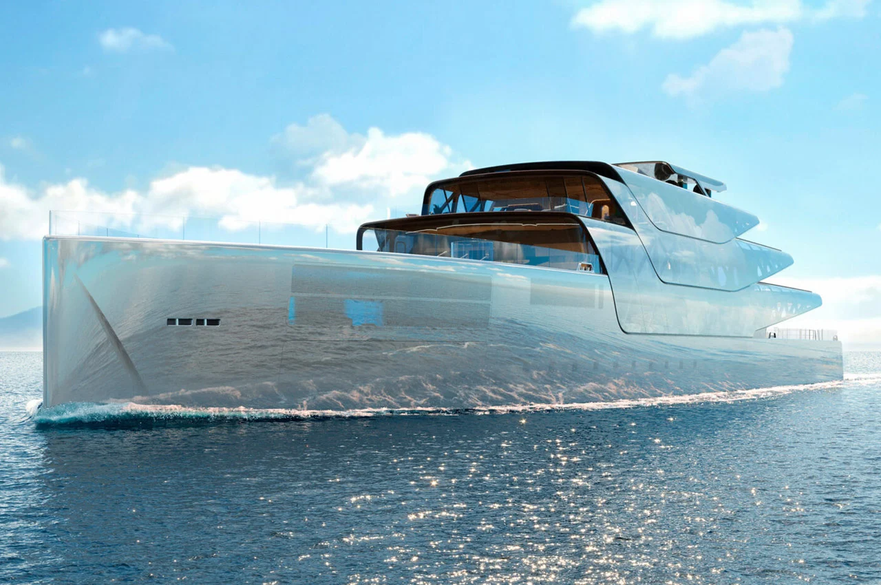 yacht，Appearance design，Cool，future，