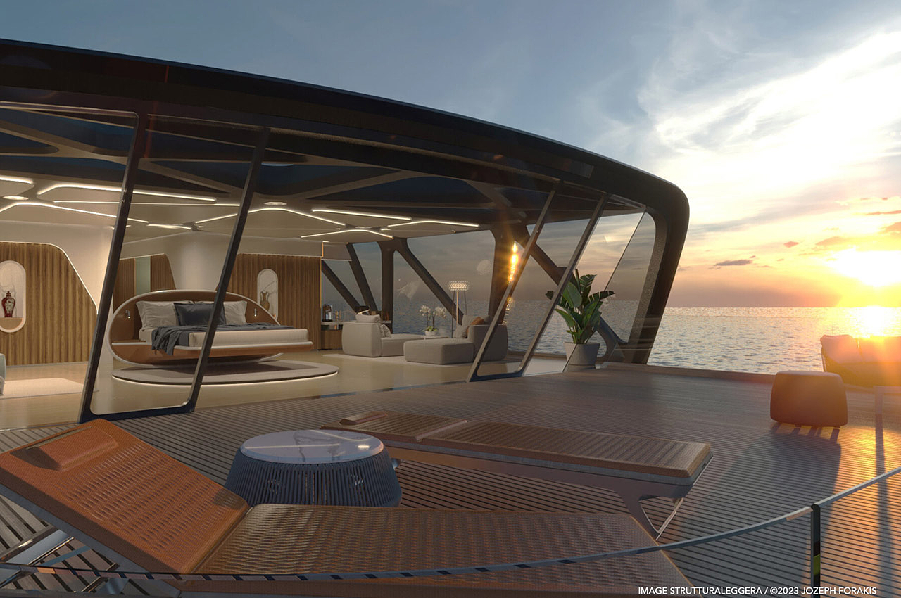 yacht，Appearance design，Cool，future，