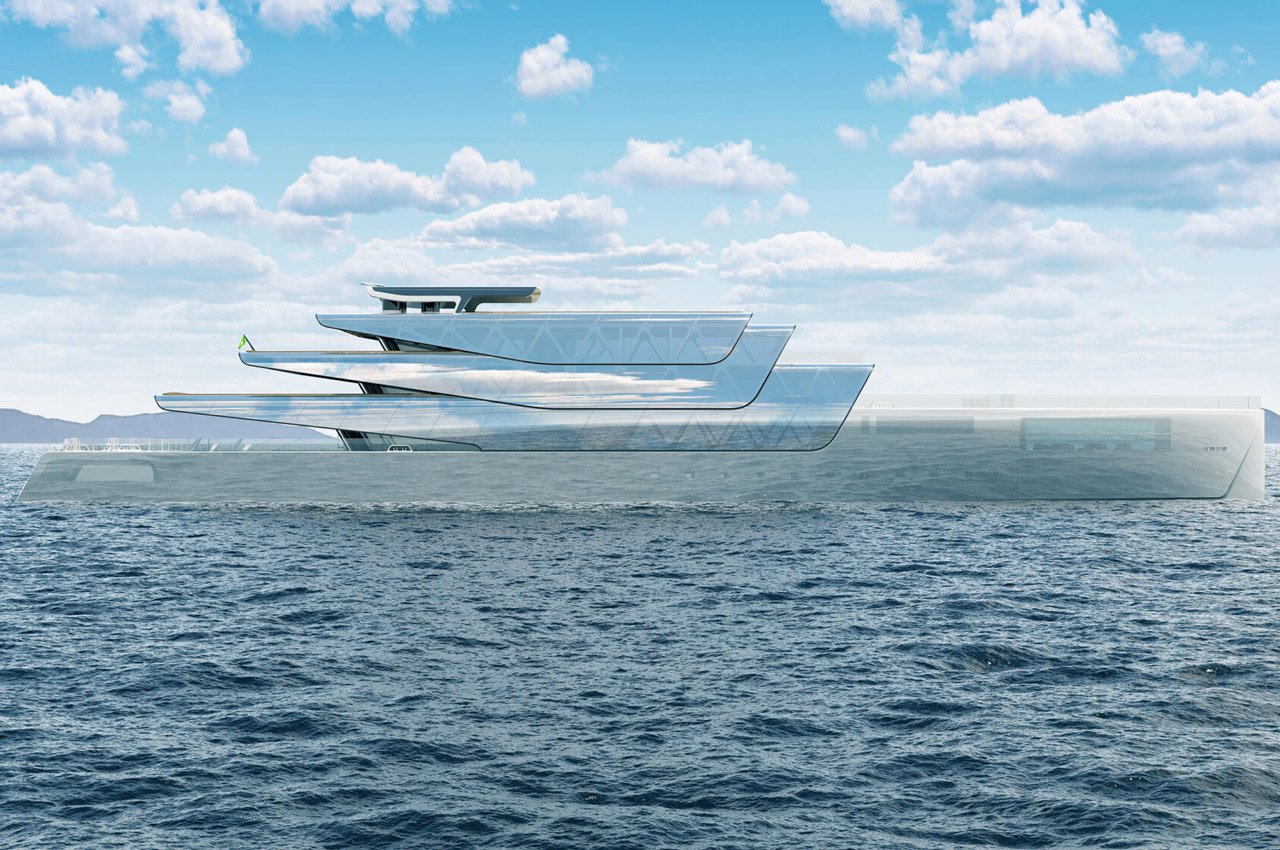 yacht，Appearance design，Cool，future，
