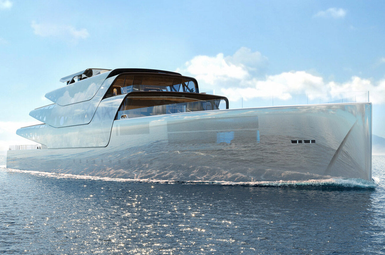 yacht，Appearance design，Cool，future，