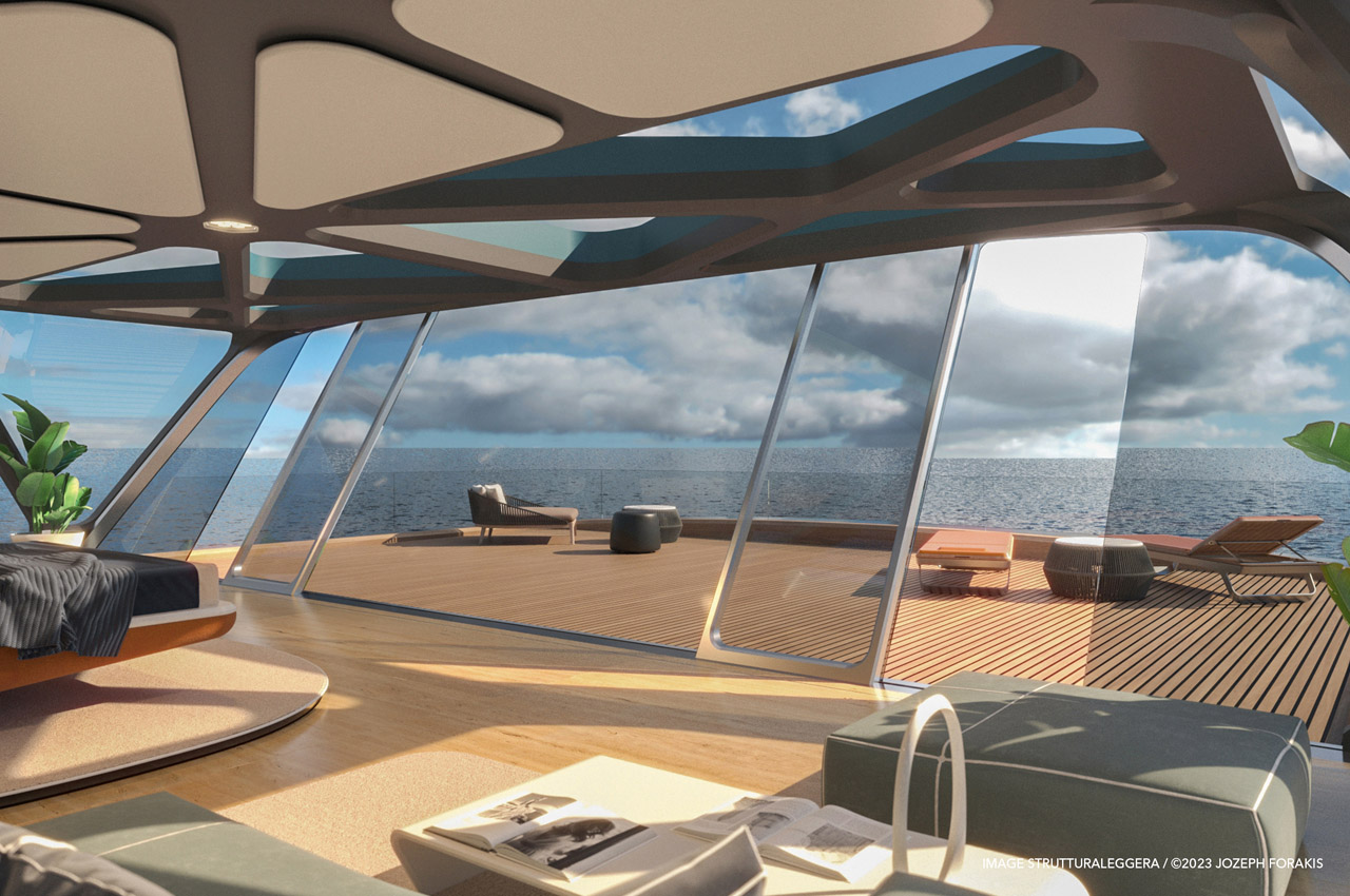 yacht，Appearance design，Cool，future，