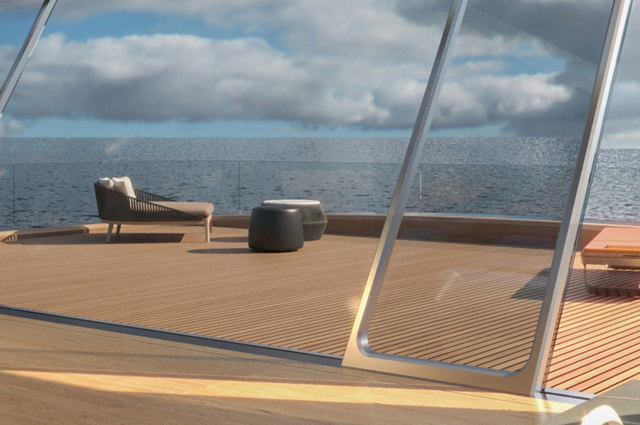 yacht，Appearance design，Cool，future，