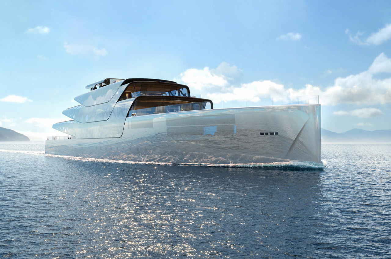 yacht，Appearance design，Cool，future，