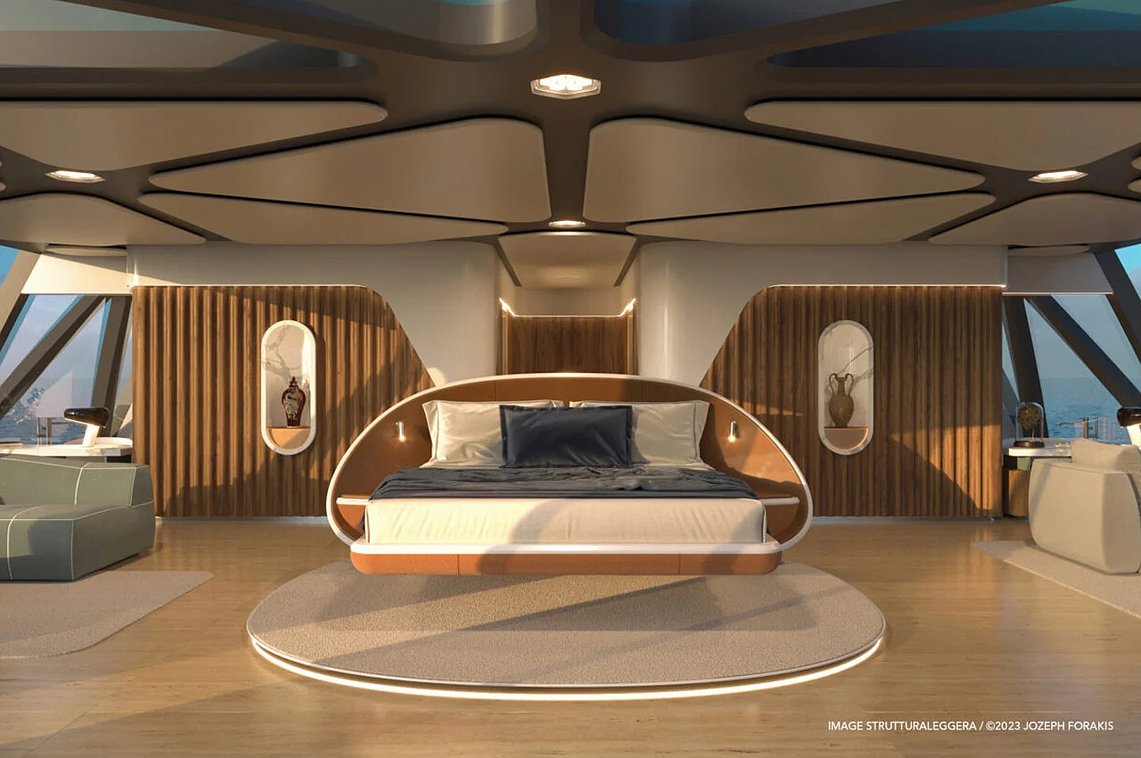 yacht，Appearance design，Cool，future，