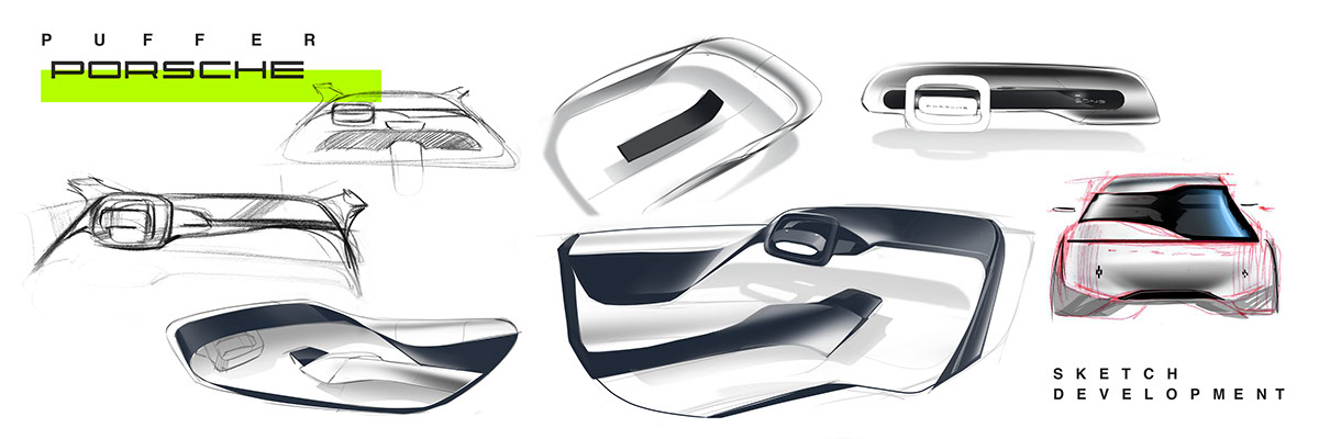 Ubee ，Automotive interior，modelling，