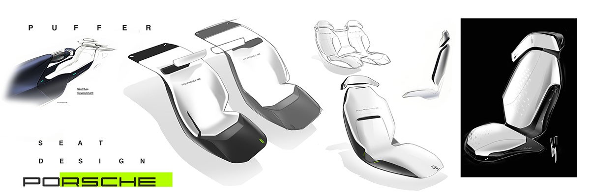 Ubee ，Automotive interior，modelling，