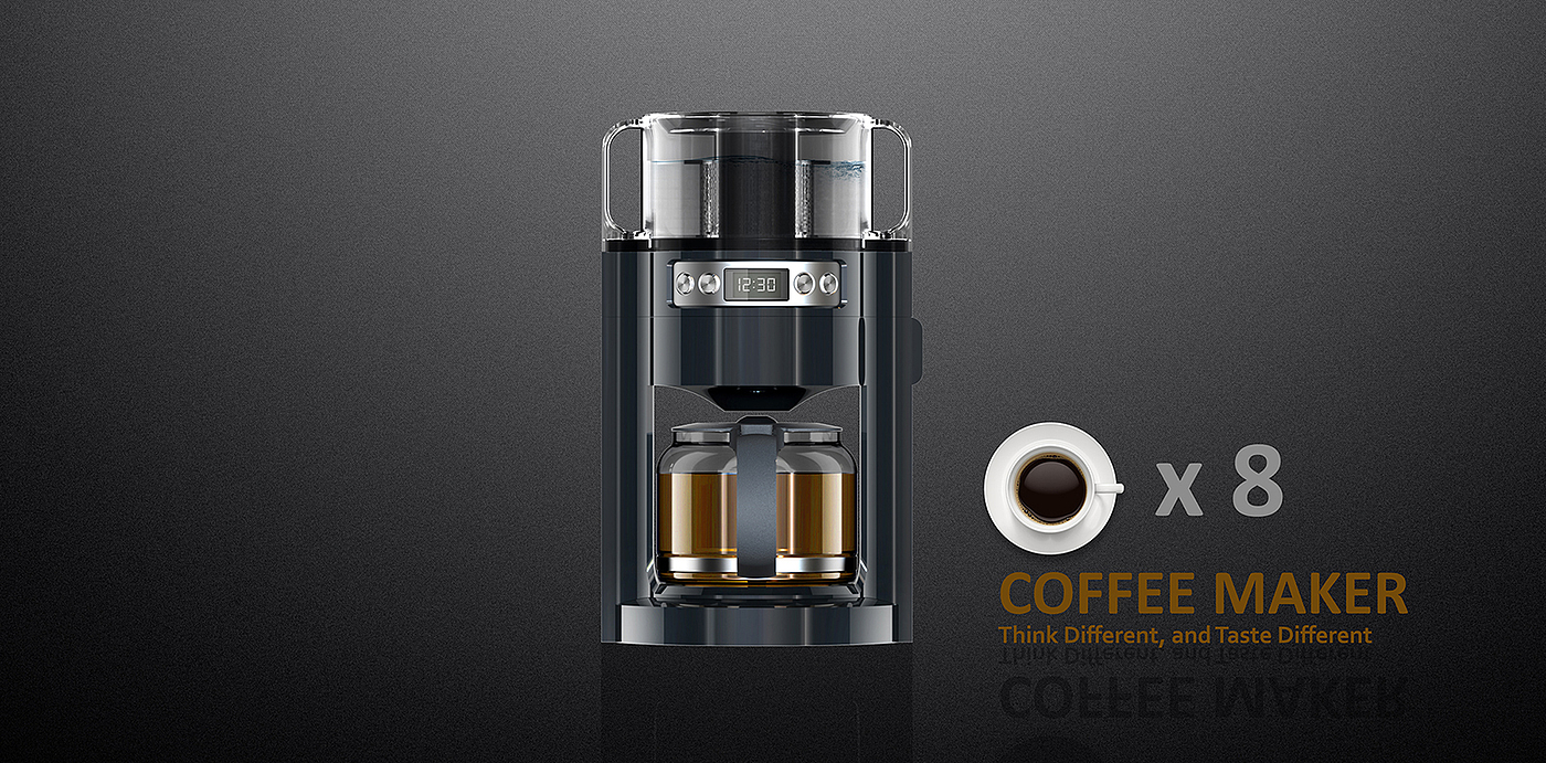 Product design, coffee machine design, design language，altplus，alt，Create tomorrow.，