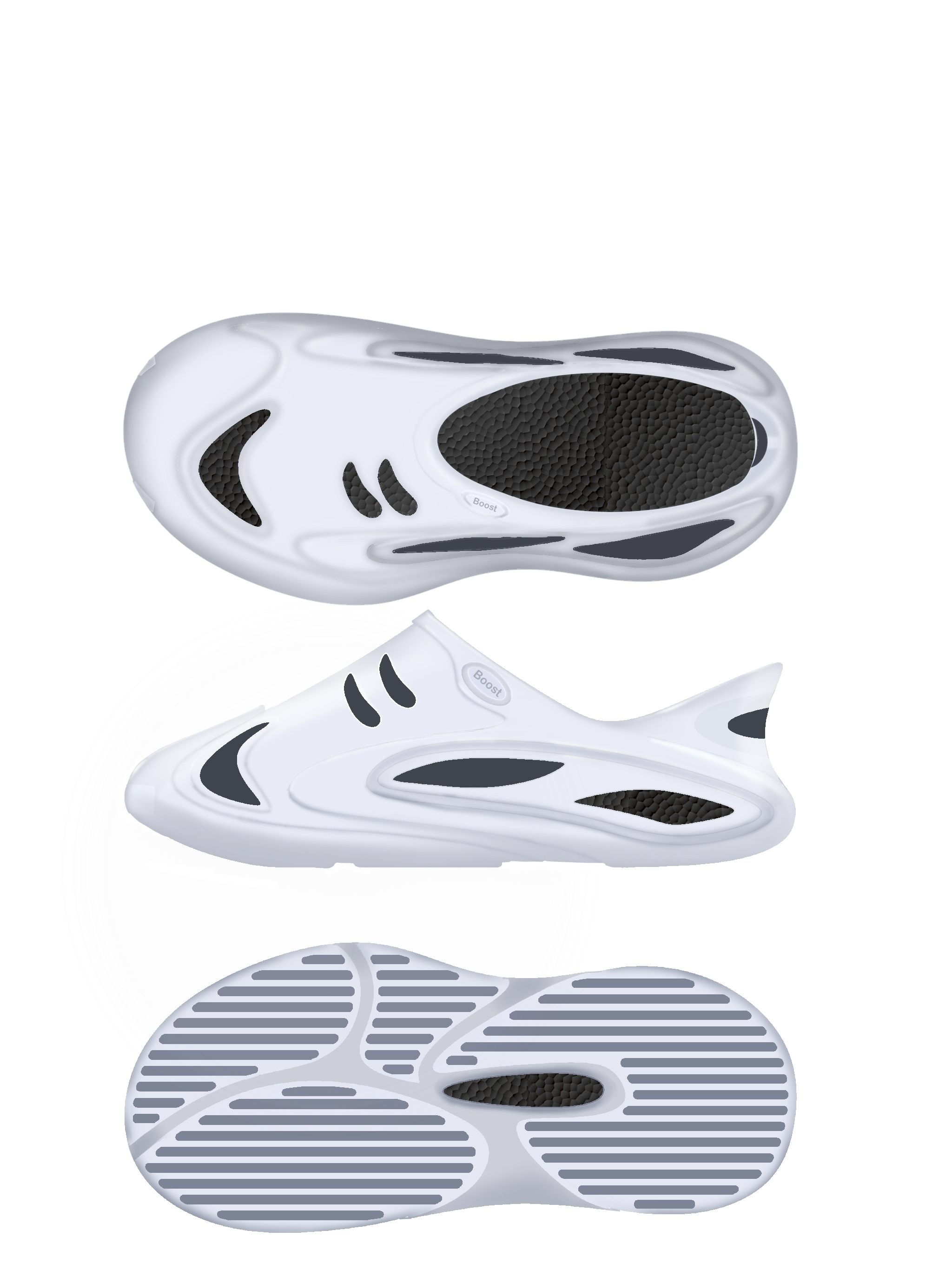 Slipper design，Cave shoe design，product design，BOOST，
