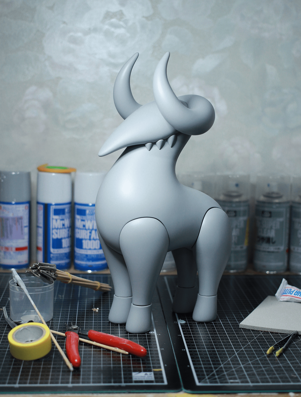 Toys，product design，Ornaments，Smile Cow，