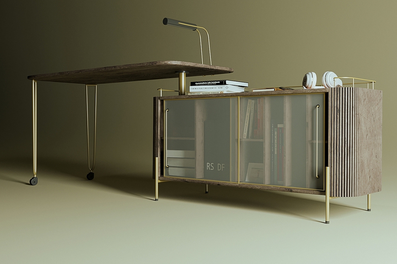 Table，conceptual design，furniture design ，The Route Table，