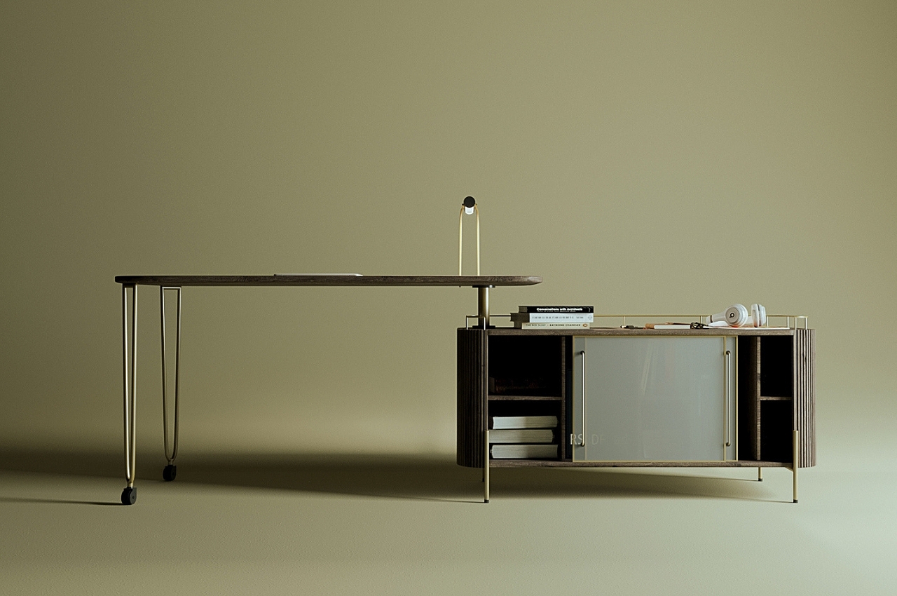 Table，conceptual design，furniture design ，The Route Table，