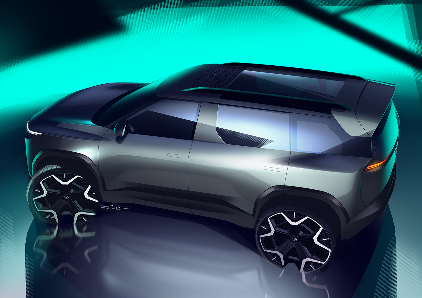 automobile，automobile，Automobile design，Automobile design，graphic design ，graphic design ，TATA Sierra，TATA Sierra，vehicle，vehicle，SierraEV，SierraEV，Tata Motors，Tata Motors，