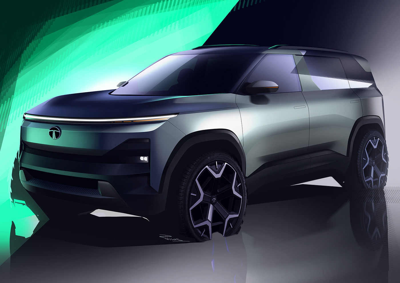 automobile，automobile，Automobile design，Automobile design，graphic design ，graphic design ，TATA Sierra，TATA Sierra，vehicle，vehicle，SierraEV，SierraEV，Tata Motors，Tata Motors，