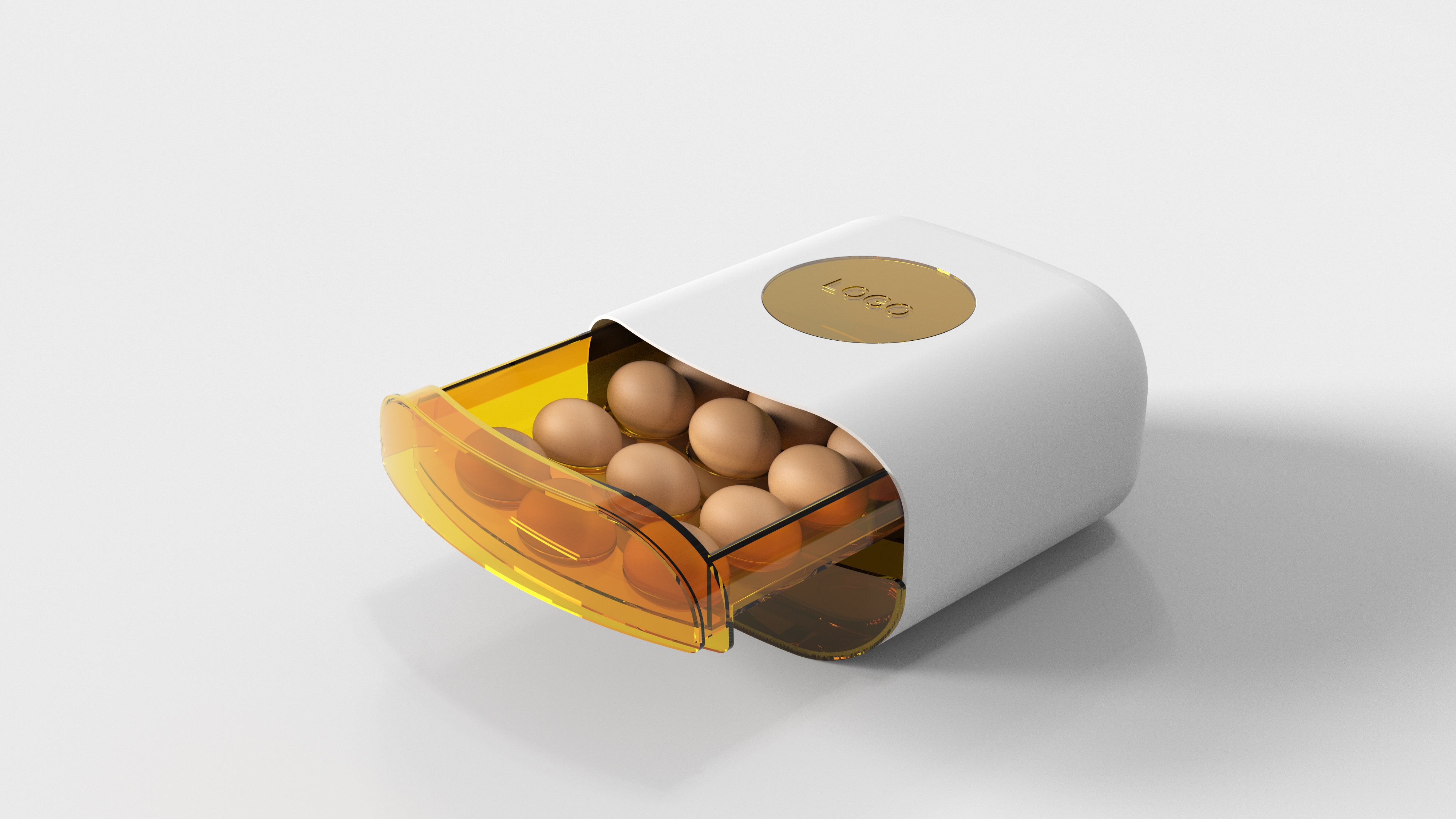 Appearance design，product design，industrial design，storage box，Egg storage box，Kitchen storage，Home storage，