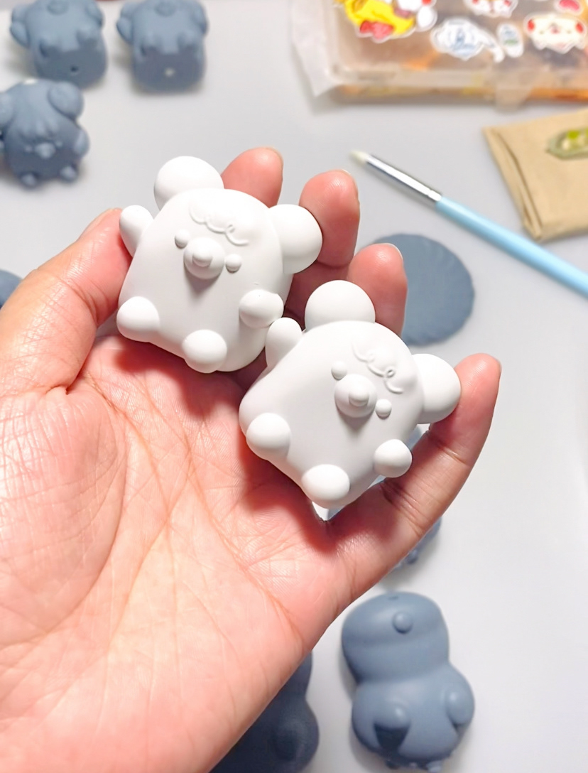 Teddy Bread，Character design，product design，3D modeling，