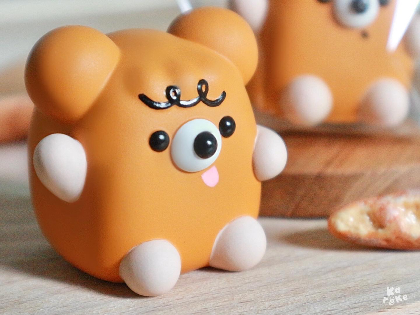 Teddy Bread，Character design，product design，3D modeling，