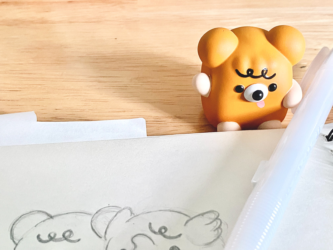 Teddy Bread，Character design，product design，3D modeling，