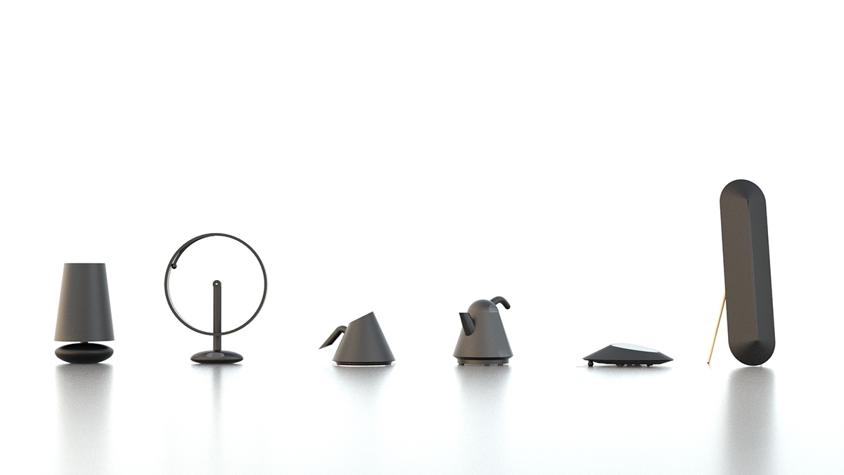 air cleaner，Sweeping robot，Household Electric Appliances，industrial design，