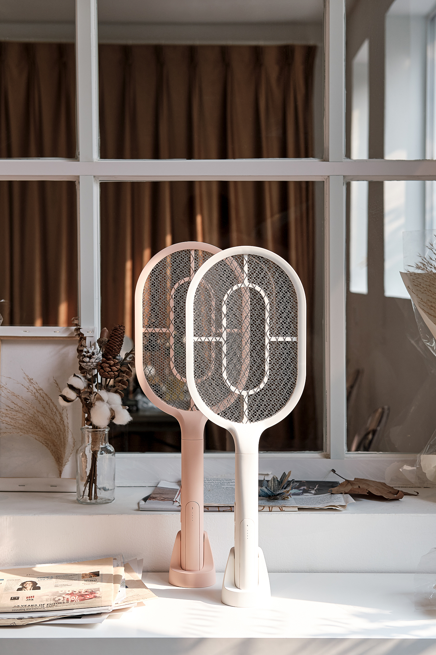 Electric mosquito racket，