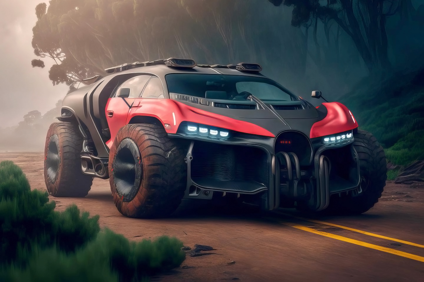 Bugatti，automobile，vehicle，bugatti，