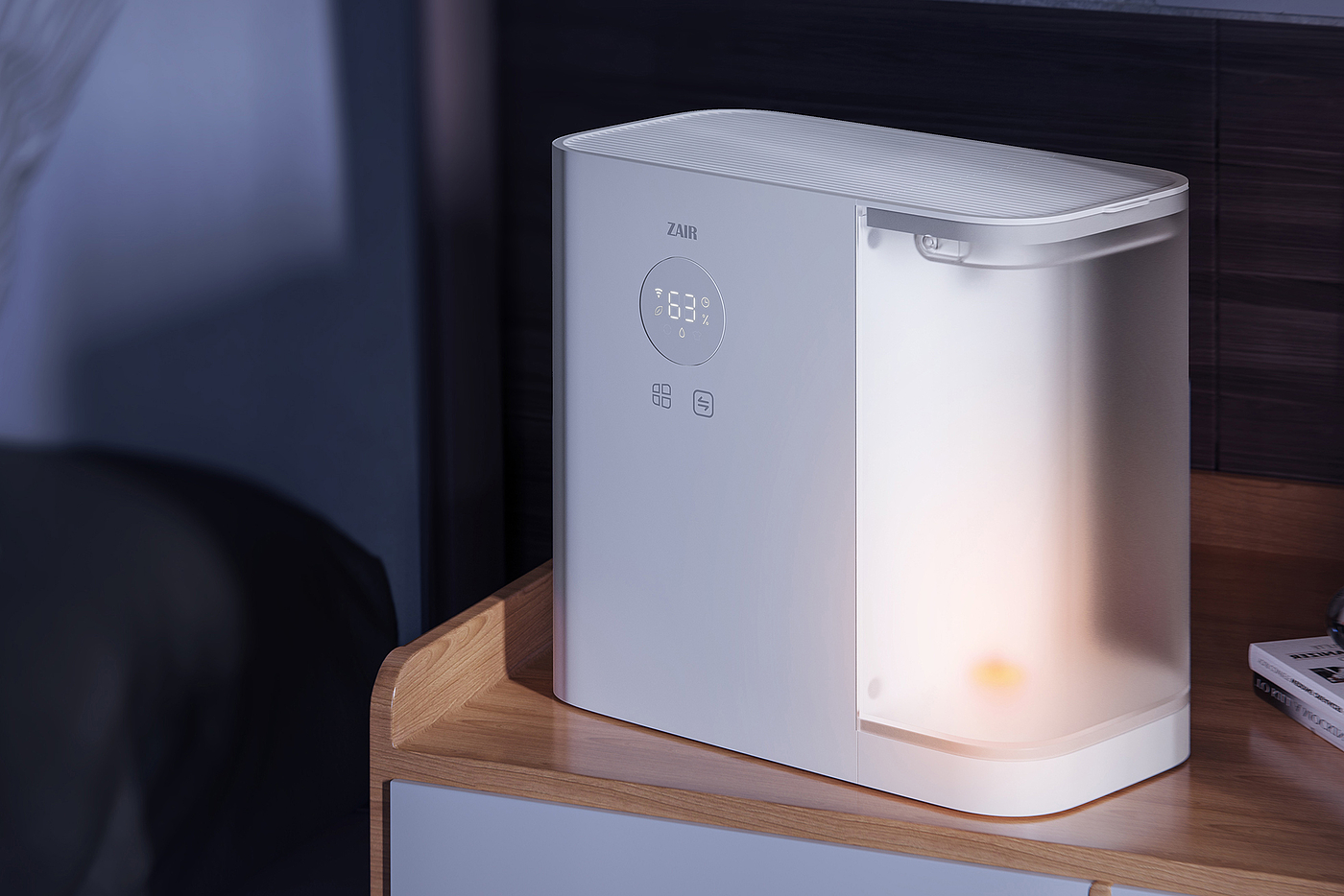industrial design，product design，Modeling and rendering，Household appliances，If design award，German if Award，Intelligent design，Air dehumidifier，