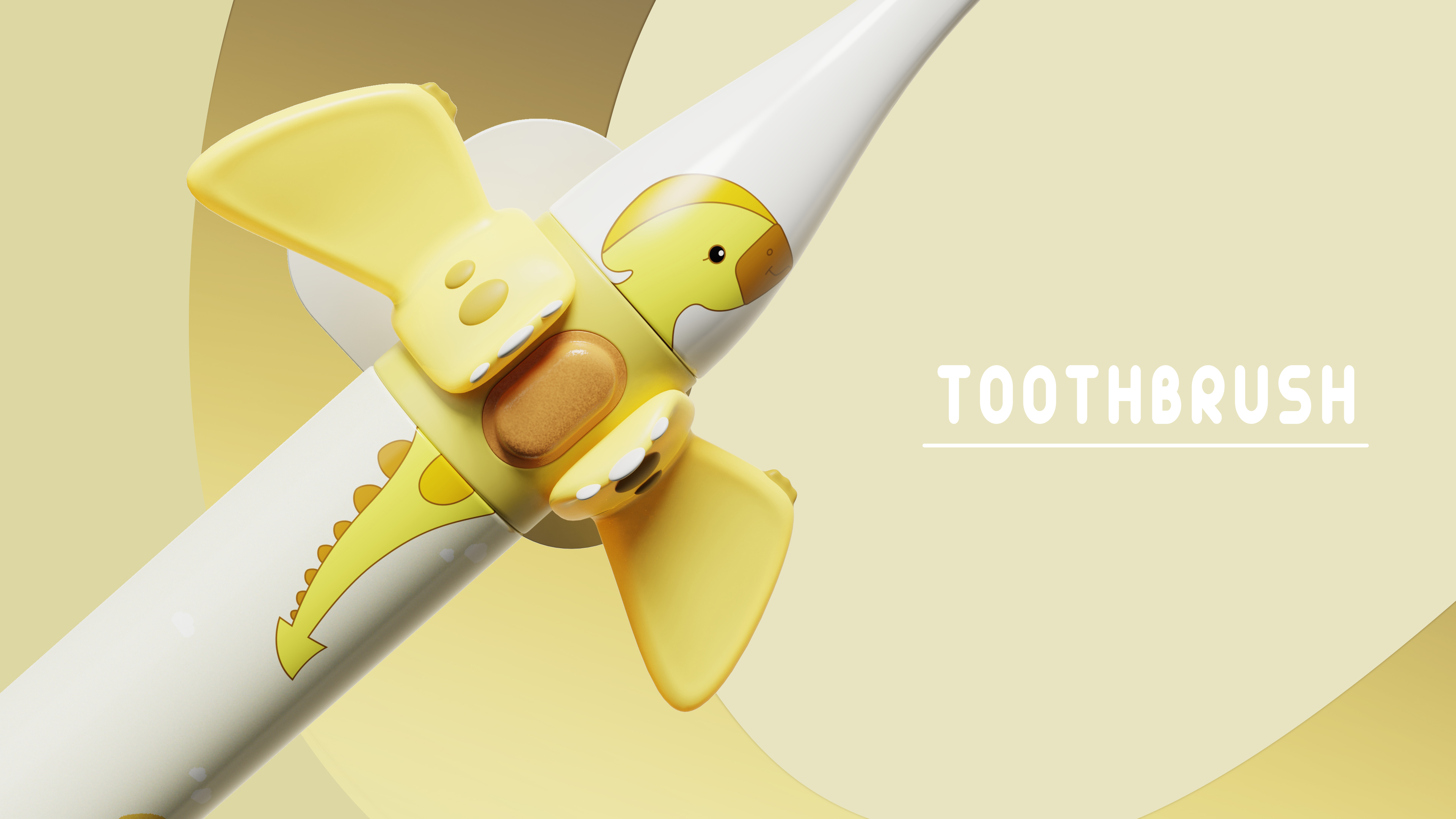 Children's toothbrush，Little Flying Dragon，Children's products，