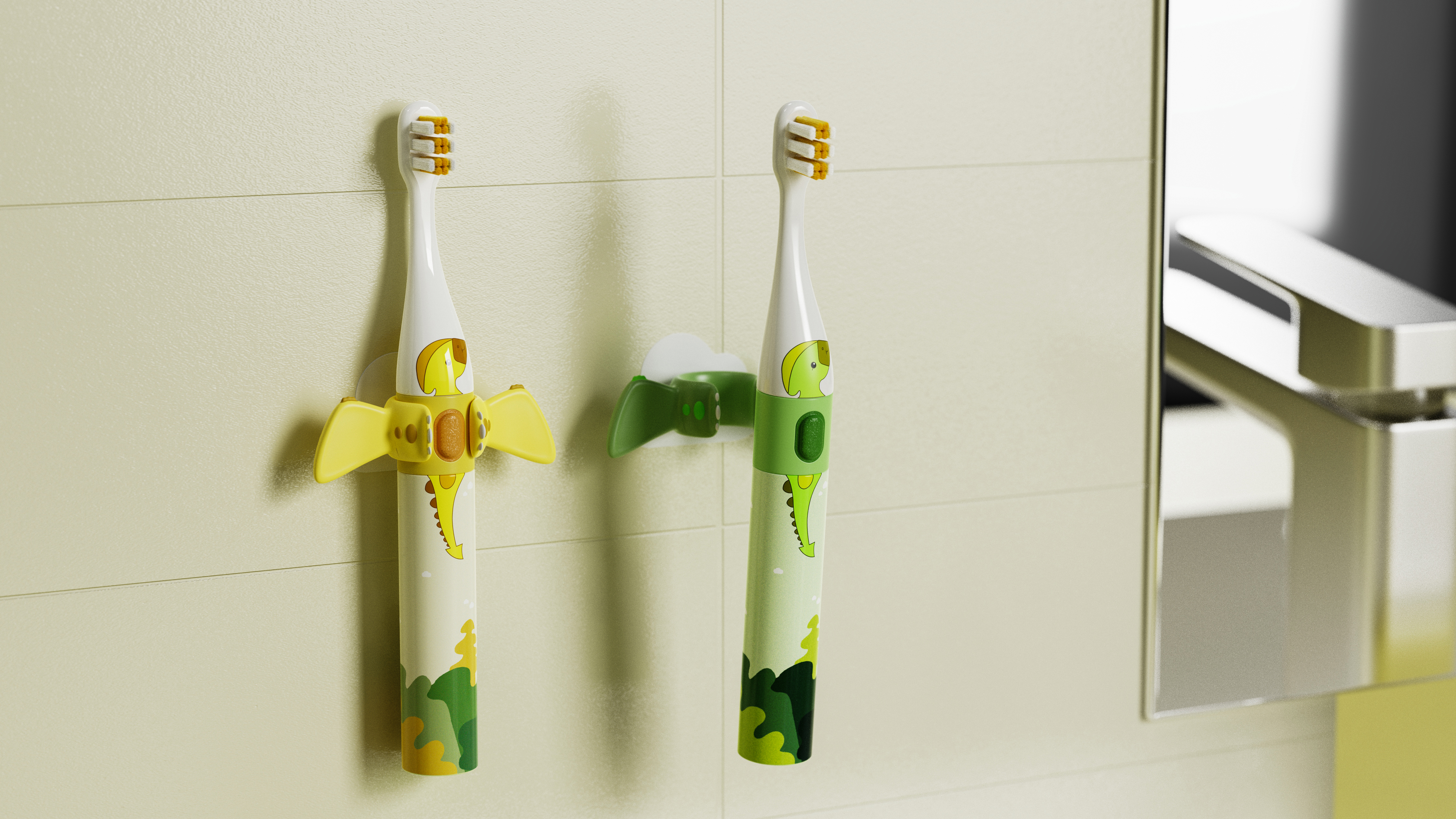Children's toothbrush，Little Flying Dragon，Children's products，