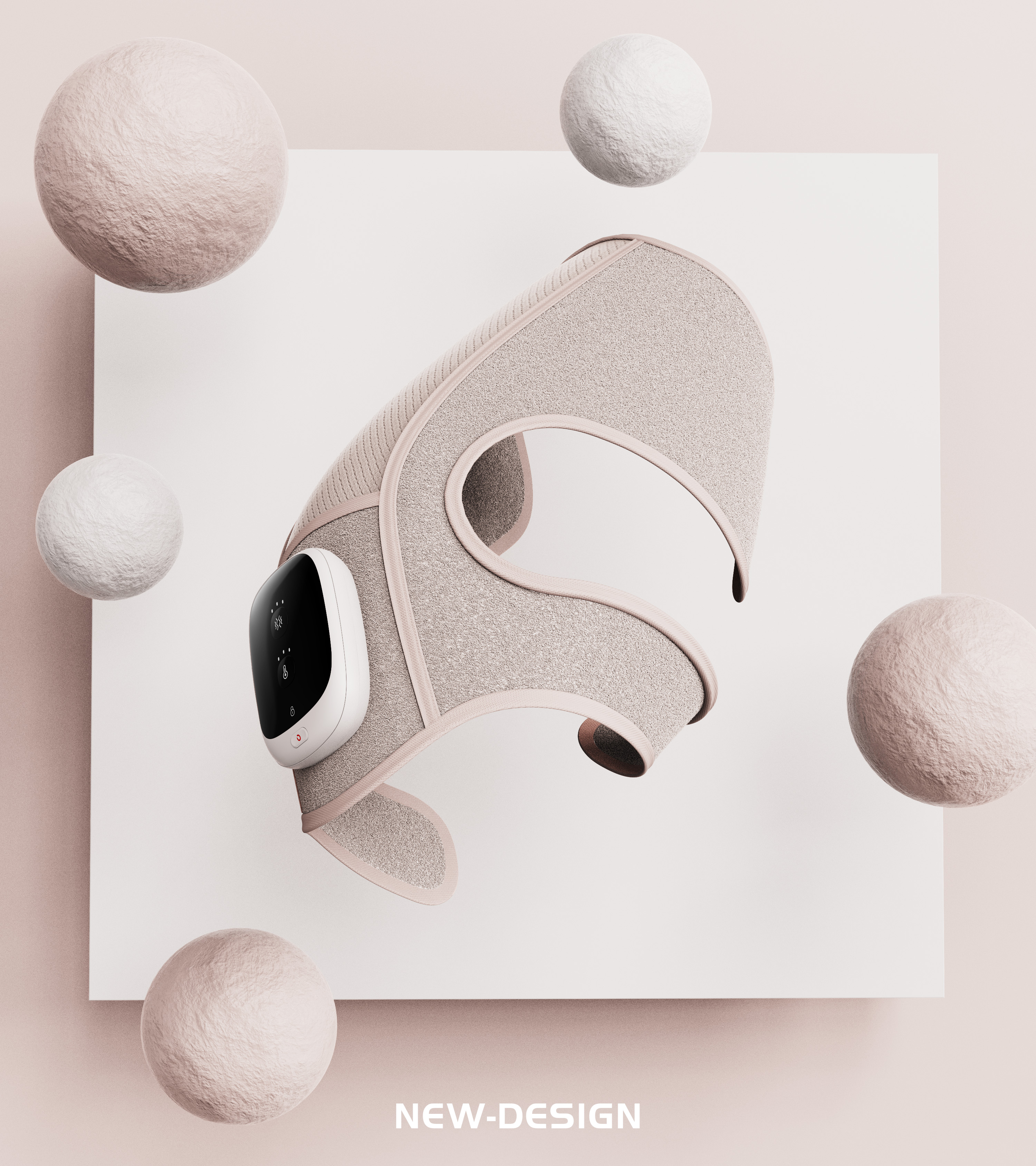 Flexible material，Knee pad massage，Traditional Chinese Medicine Health Care，Nursing care，industrial design，product design，