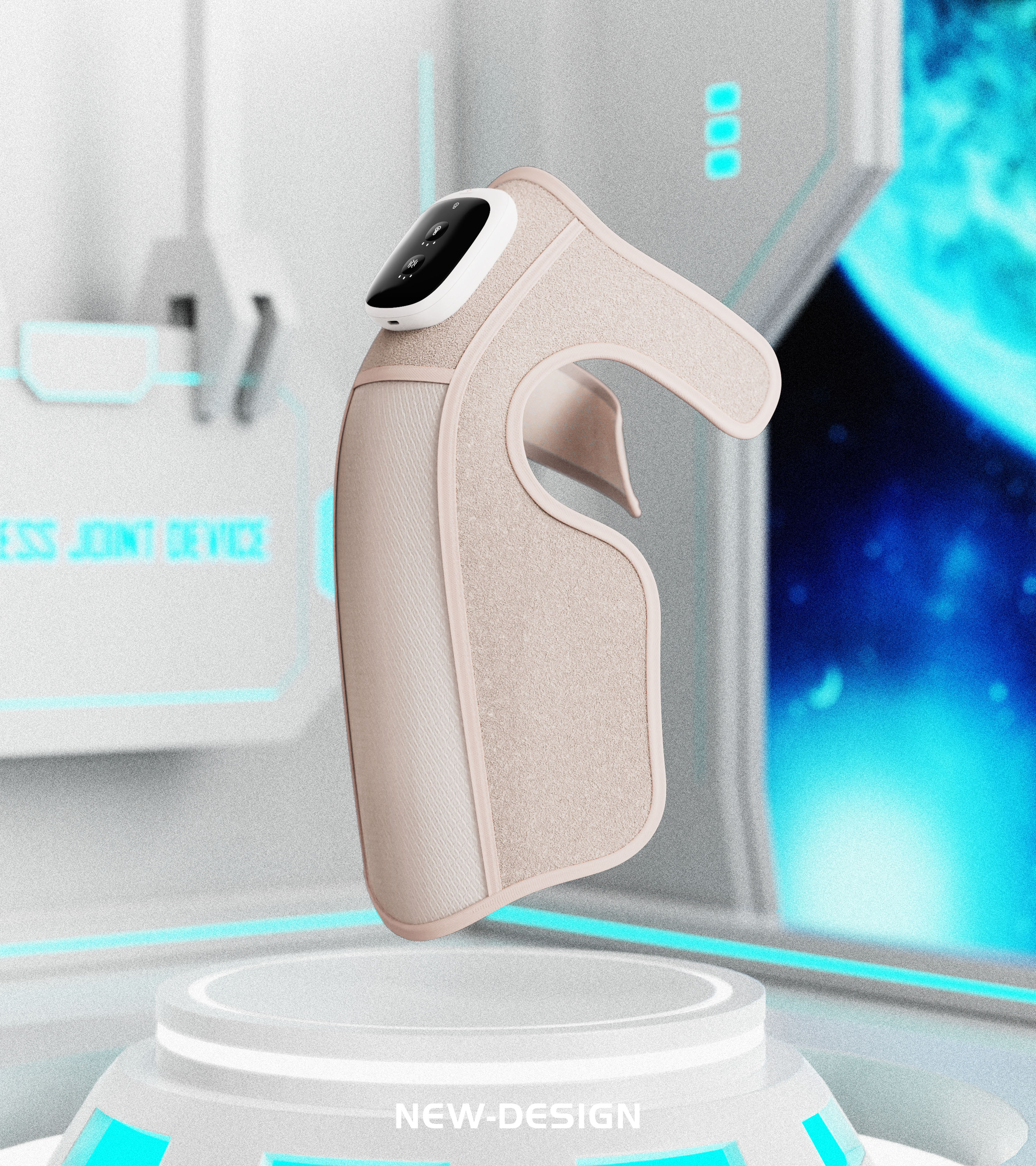 Flexible material，Knee pad massage，Traditional Chinese Medicine Health Care，Nursing care，industrial design，product design，