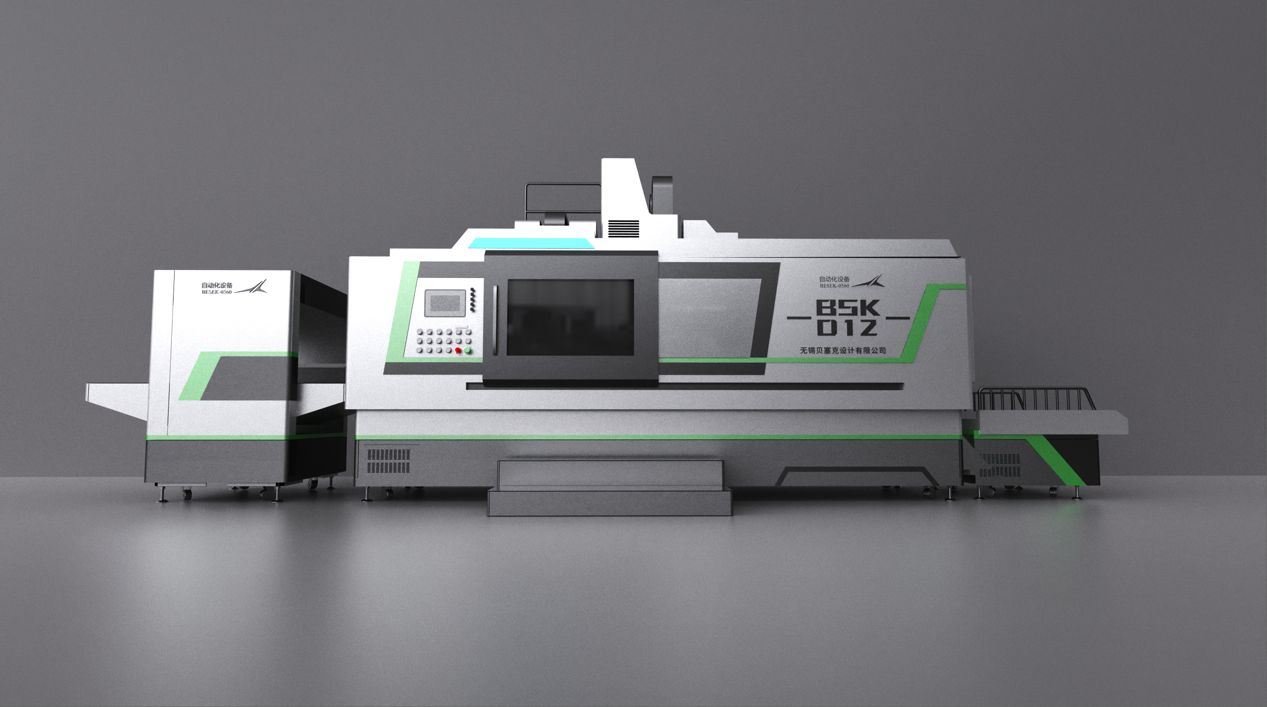 Mechanical equipment design，Commercial design，Industrial equipment design，Sheet metal equipment design，Modeling design，Equipment appearance design，Machining center machine tool，Besek design，