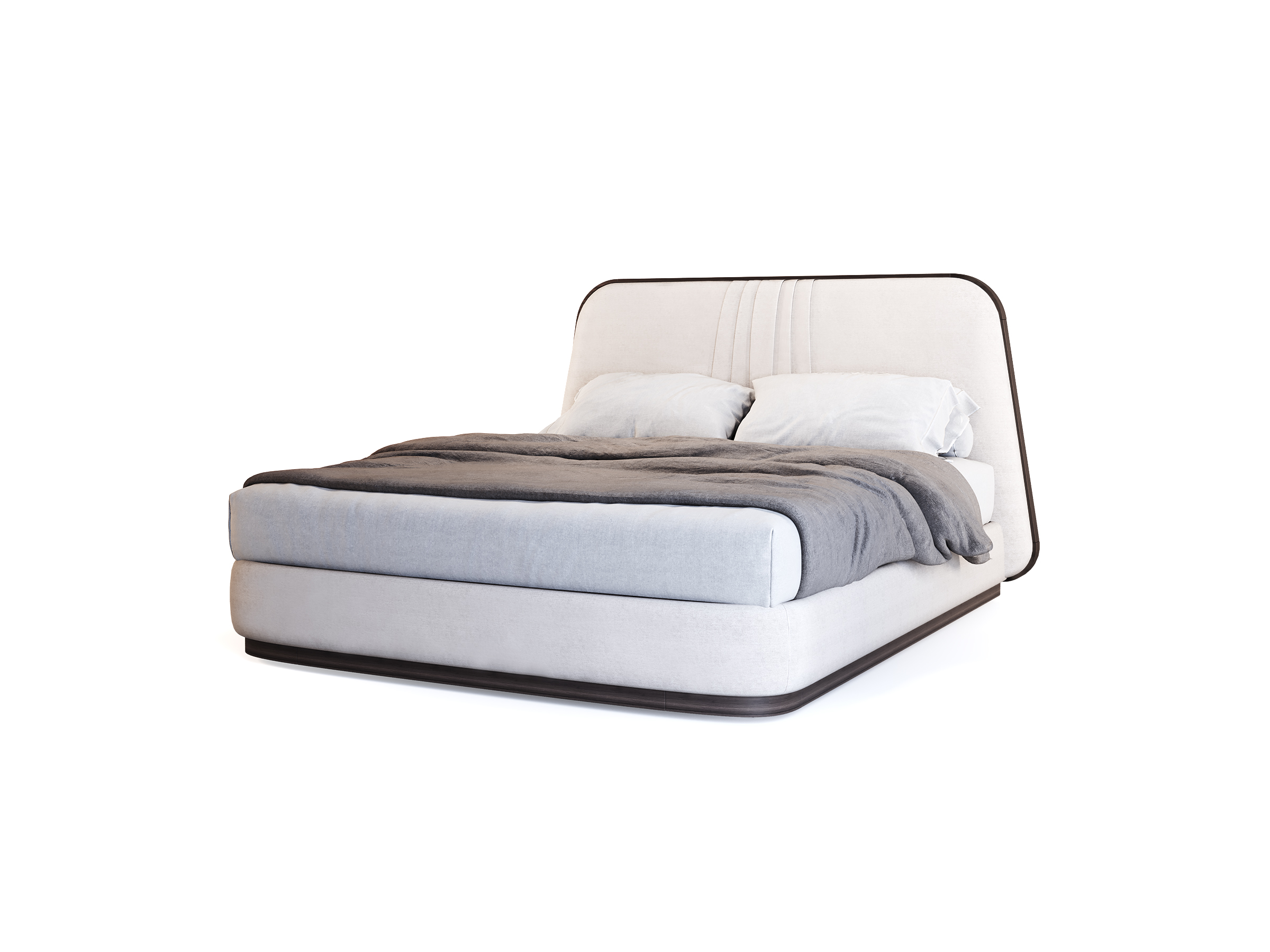 furniture，Bed，interior space ，Designer furniture，Soft bag bed，modern，furniture design ，Fine bed group，