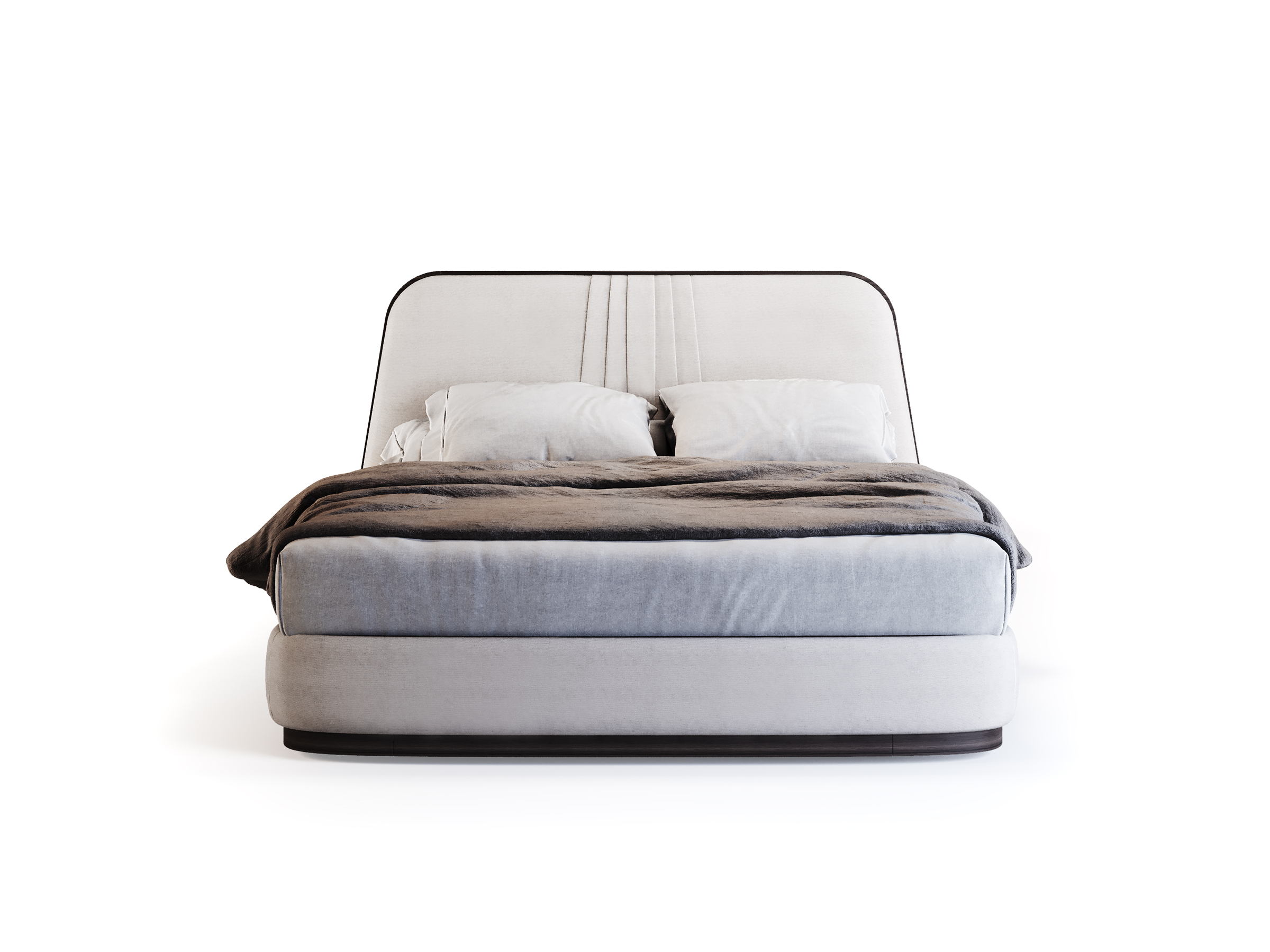 furniture，Bed，interior space ，Designer furniture，Soft bag bed，modern，furniture design ，Fine bed group，