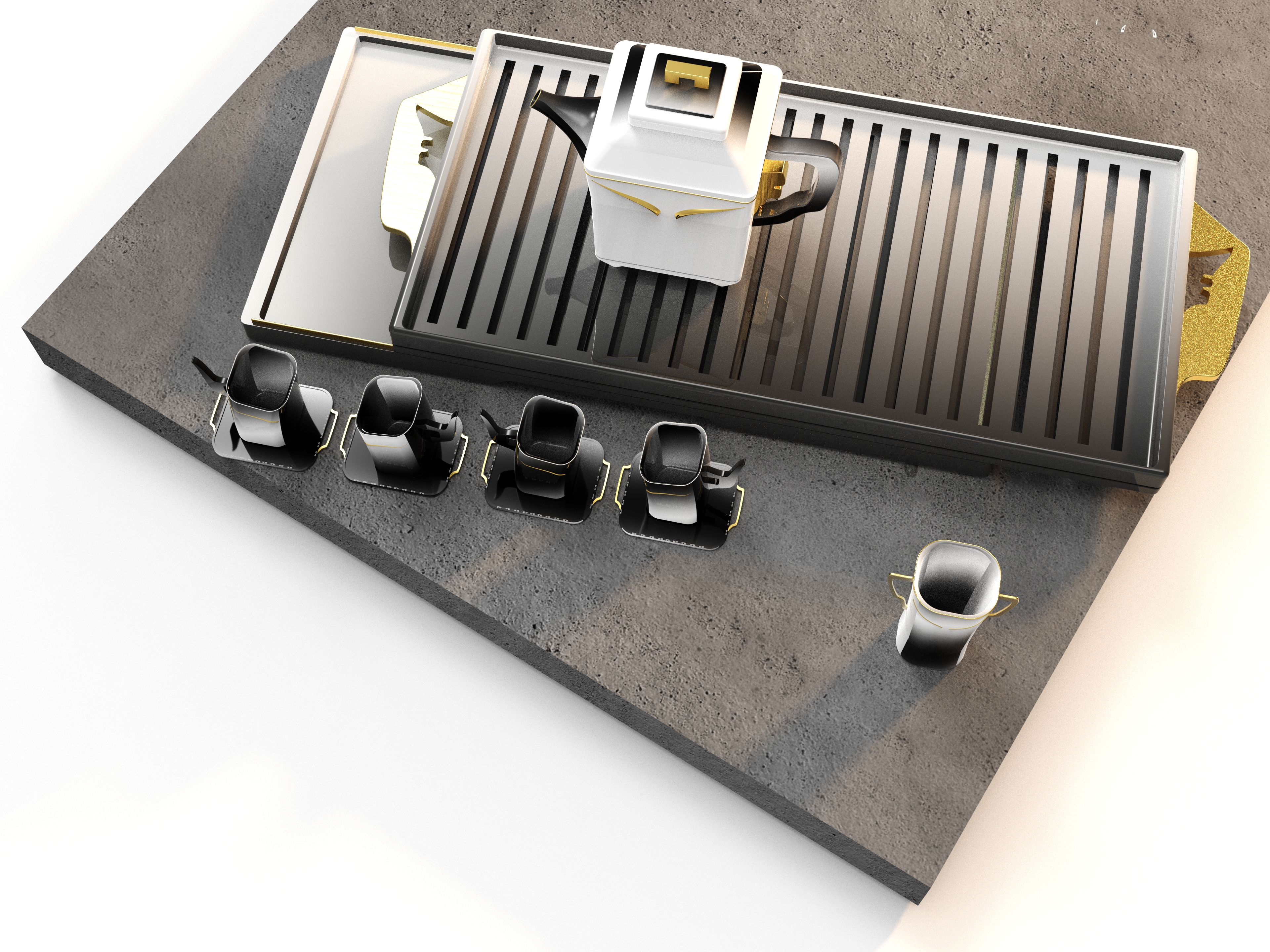 tea set，Sanxingdui，