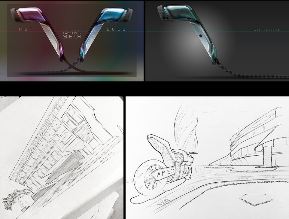 automobile，vehicle，Hand drawn，product design，