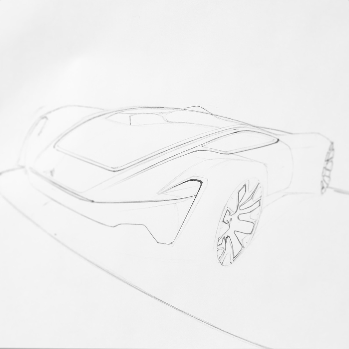 automobile，vehicle，Hand drawn，product design，