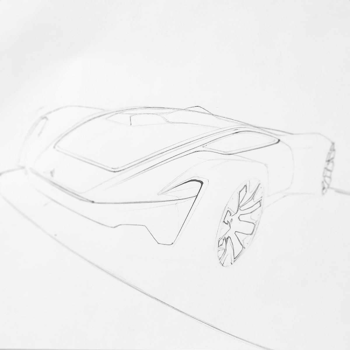 automobile，vehicle，Hand drawn，product design，