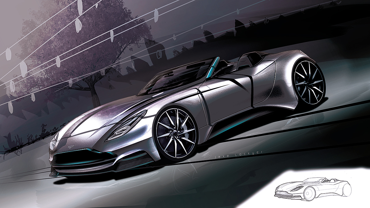 automobile，vehicle，Hand drawn，product design，