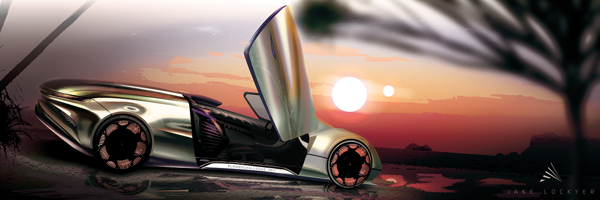 automobile，vehicle，Hand drawn，product design，