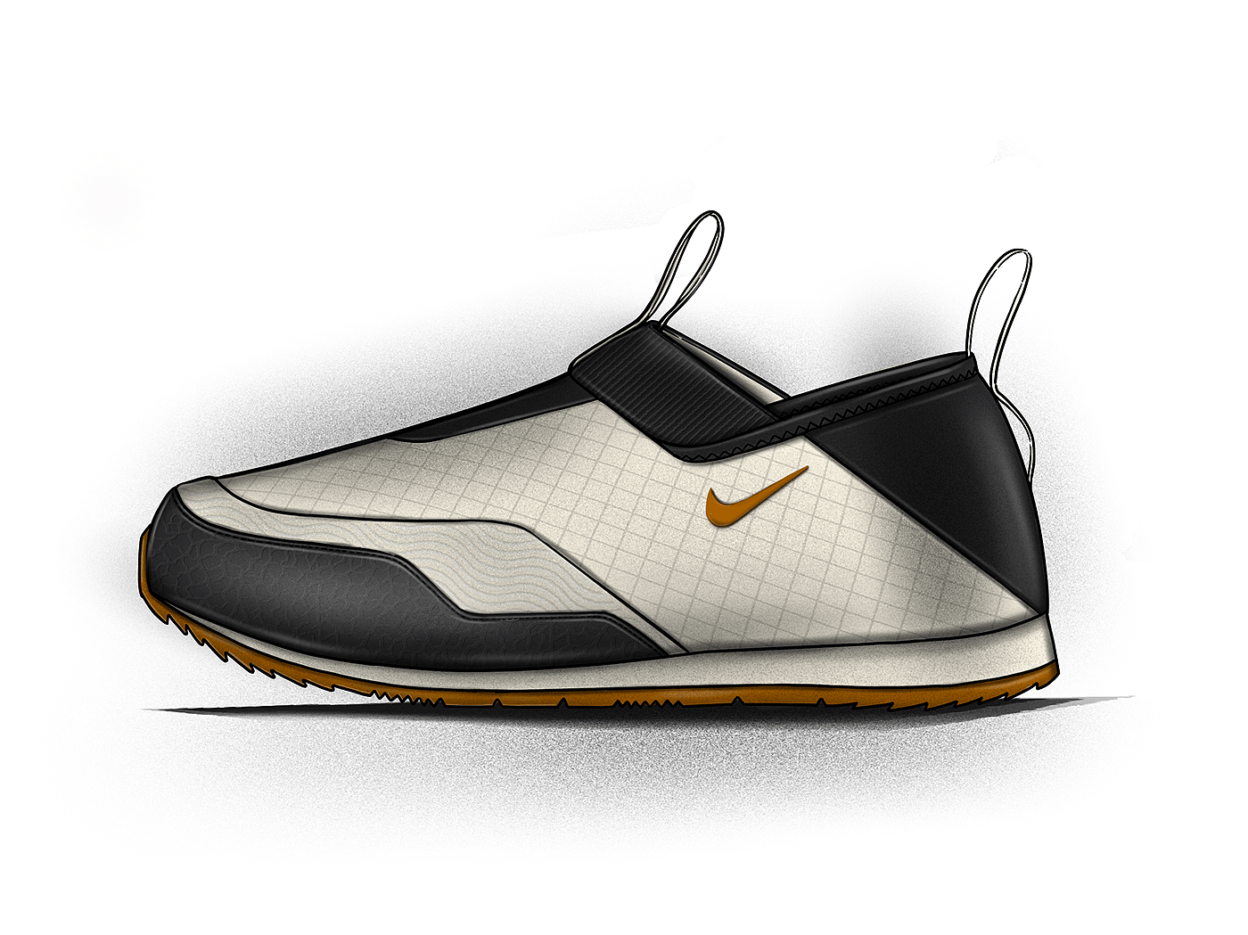 nike，鞋，草图，速写，鞋类设计，