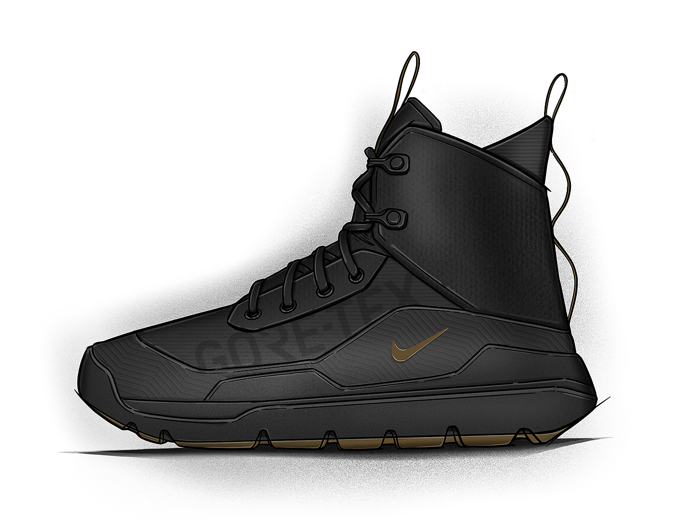 nike，鞋，草图，速写，鞋类设计，