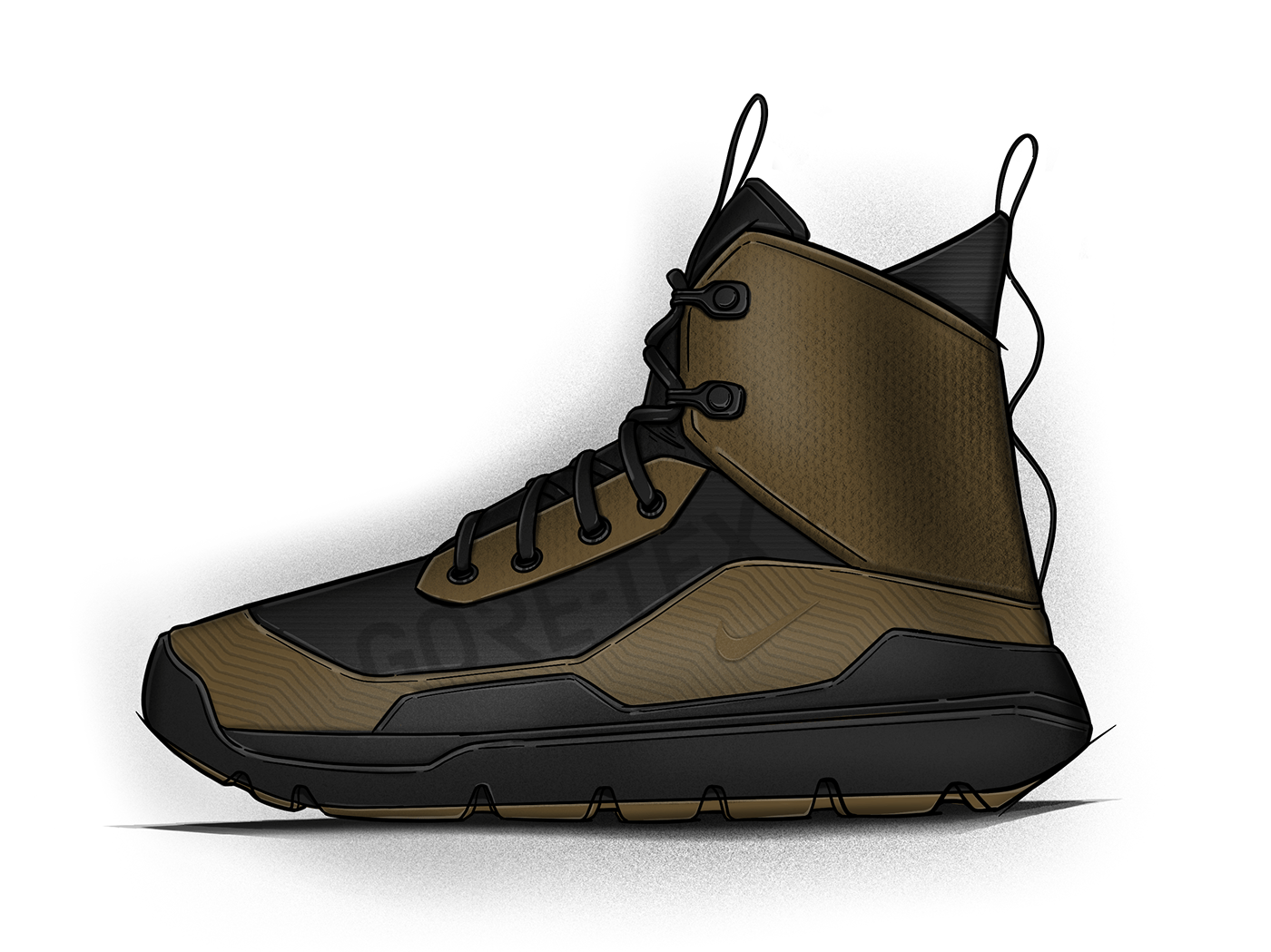 nike，shoes，sketch，Sketch，footwear design ，