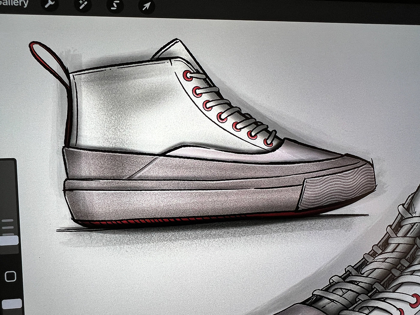 nike，shoes，sketch，Sketch，footwear design ，