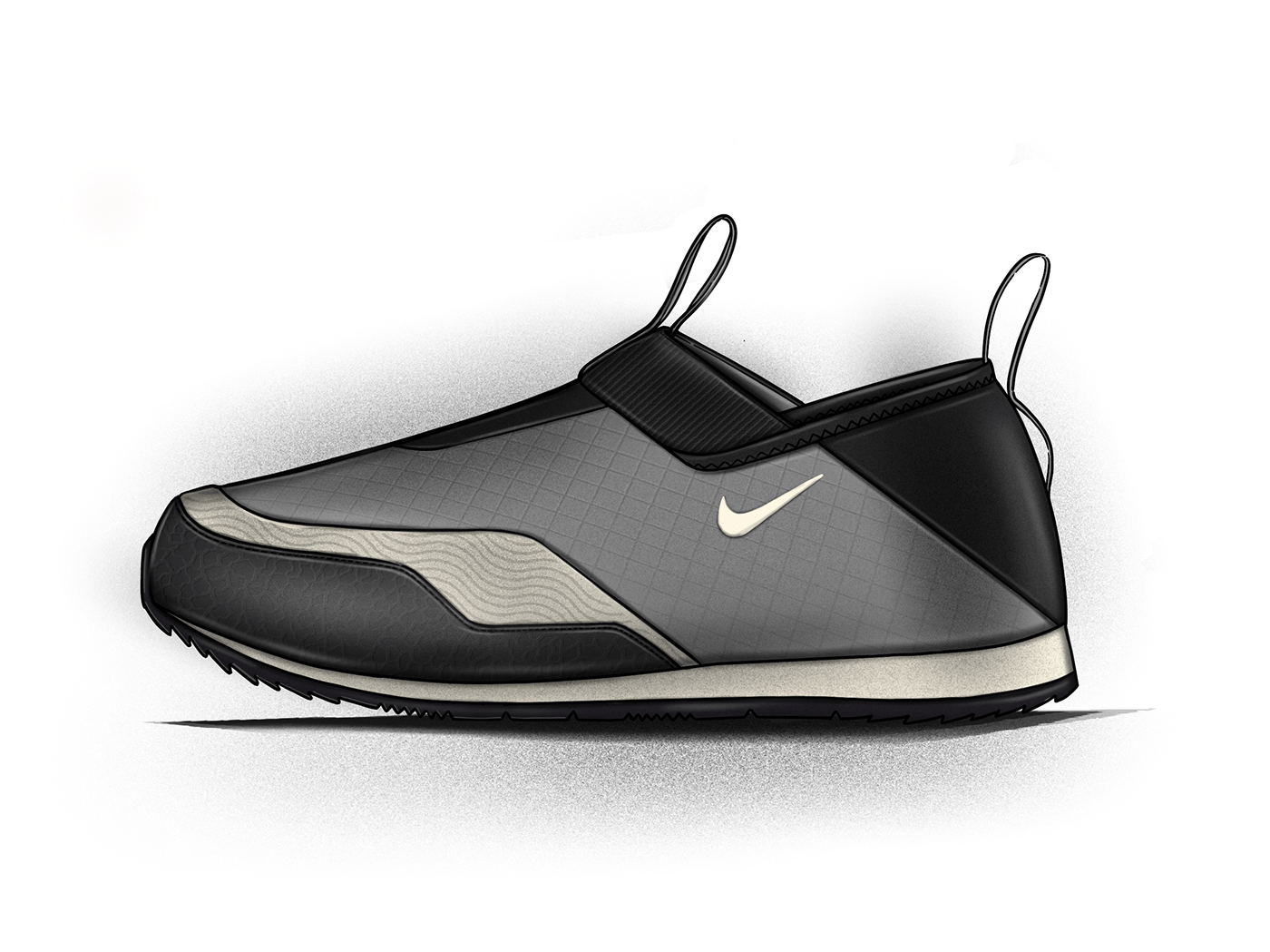 nike，shoes，sketch，Sketch，footwear design ，