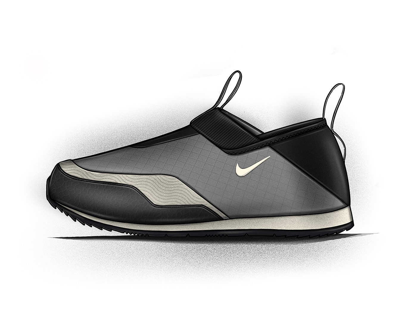 nike，鞋，草图，速写，鞋类设计，