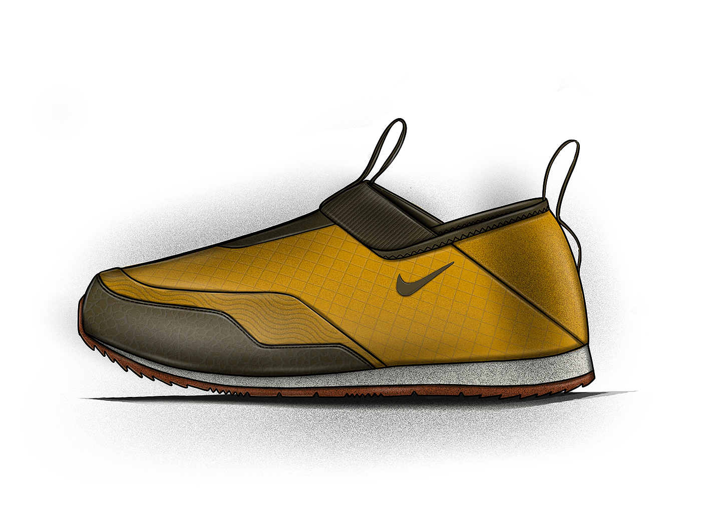 nike，鞋，草图，速写，鞋类设计，