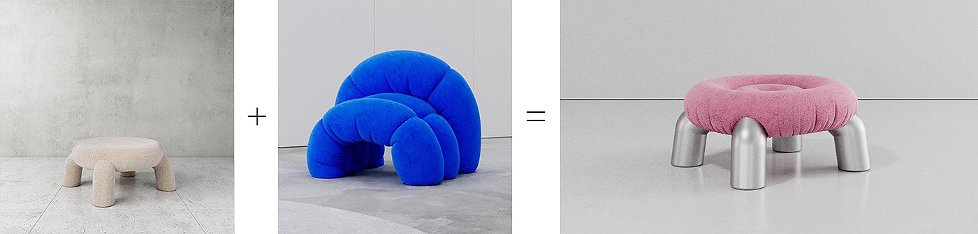 furniture，Digital art，Digital design，NFT，product design，